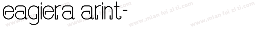eagiera arint字体转换
